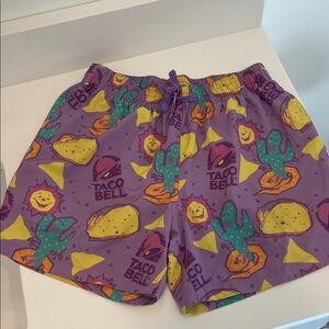chubbies Purple Taco Bell Print Swim Trunks
